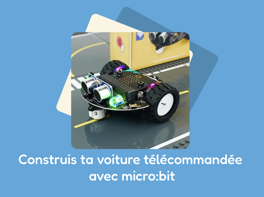 Construis ta voiture télécommandée avec micro:bit / Collégiens
